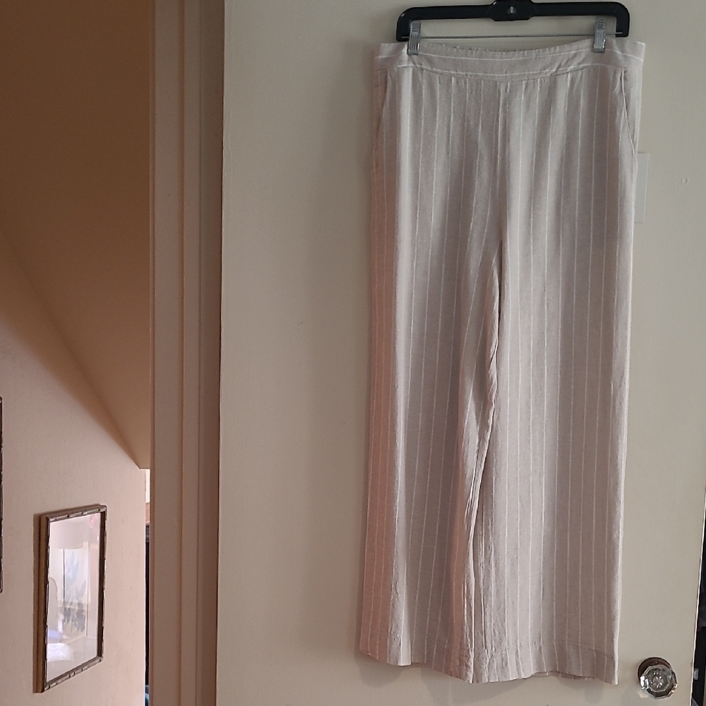 Joie Cream Pleated Pants